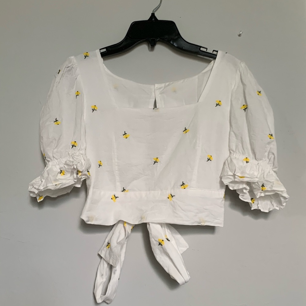 Floral crop top